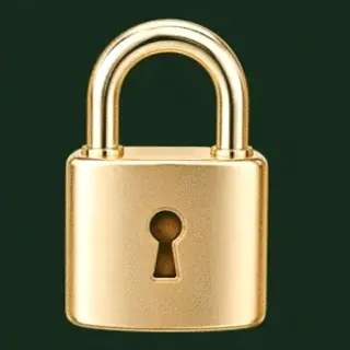 Metal padlock — Wild Dice