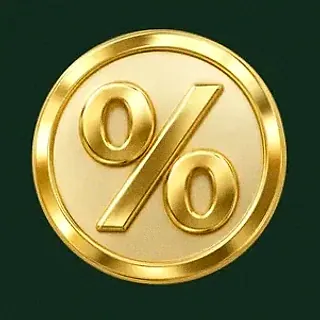Gold percent coin — Wild Dice