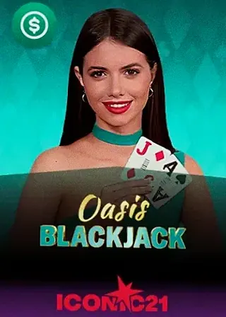 Oasis Blackjack live game cover
