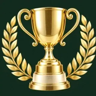 Gold trophy cup — Wild Dice