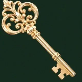 Ornate antique key — Wild Dice